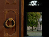 Fotografia Puertas en la entrada principal del Monasterio Iviron. Monte Athos